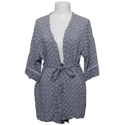 Wrap blouse (Blue, White) from Intimissimi Lingerie