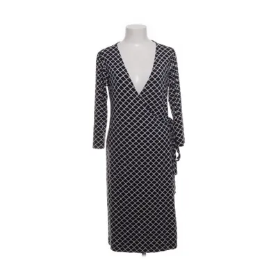 Robe portefeuille (Bleu, Blanc) de Vera Velour Élasthane, Viscose