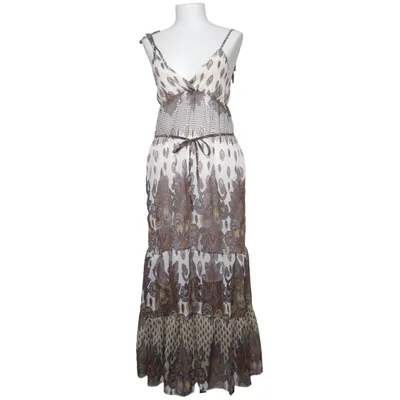 Maxi dress (White, Brown, Multicolored)