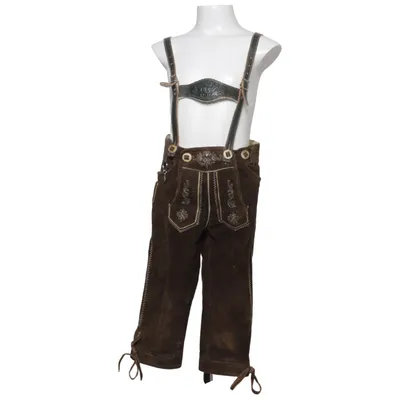 Lederhosen (Bruin) van Almsach Leer