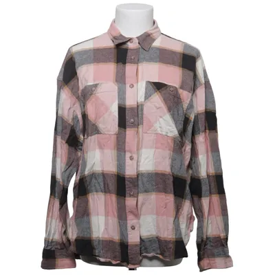 Flannel skjorte (Pink, Sort, Hvid, Grå) fra Bluewear Bomuld