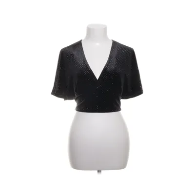 Wrap top (Black) from Bershka Special Edition Elastane, Polyester