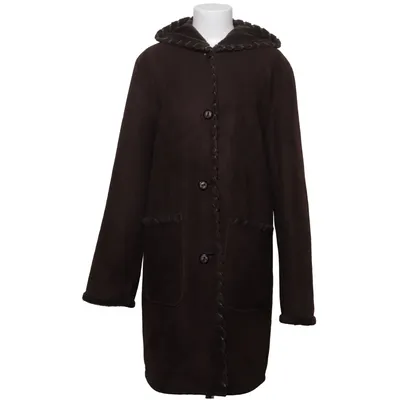 Winter coat (Brown) from Herluf Design Acrylic, Polyester