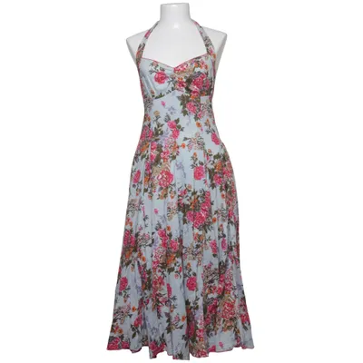 Halterneck dress (Blue, Multicolored) from Eucalyptus Cotton