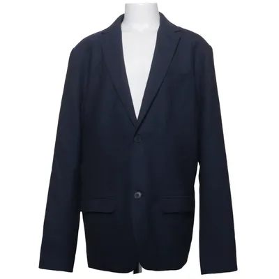 Kavaj (Blå) från Zara Polyester, Ull