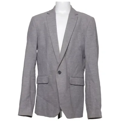 Kavaj (Grå) från H&M Bomull, Linne, Polyester