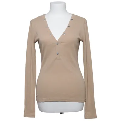Henley Shirt (Press Button Rib Top) von NA-KD Elasthan, Polyester, Viskose