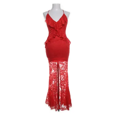 Maxi dress (Red) from Love Triangle Elastane, Nylon
