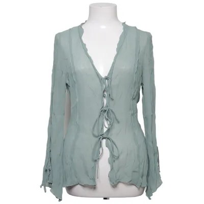 Blouse portefeuille (Vert) de Zara