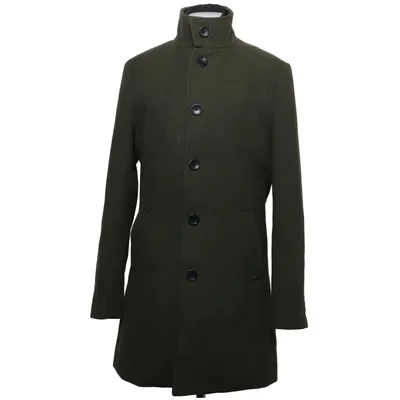 Coat (Green) from Bruun & Stengade Nylon, Polyester, Wool