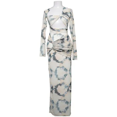 Kleid (Beige, Grau, Mehrfarbig) von ASOS Design Elasthan, Polyester