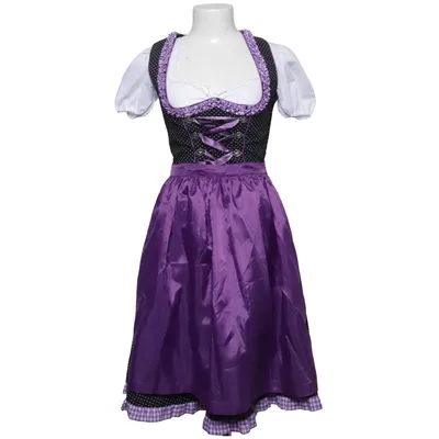 Dirndl (Noir, Blanc, Violet) de Almenrausch