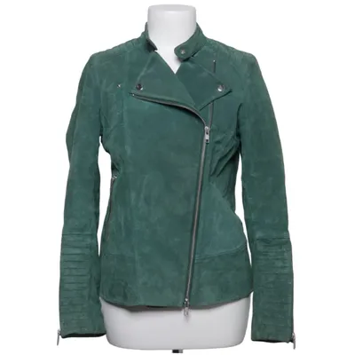 Bikerjacke (Grün) von Dry Lake Leder, Polyester