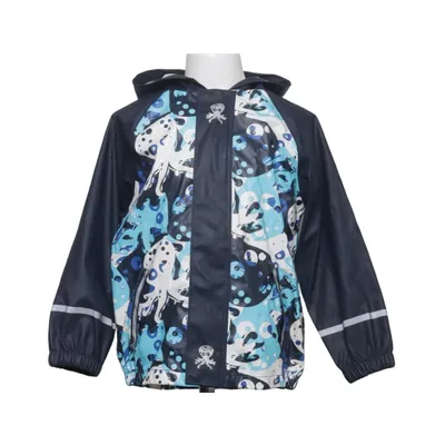 Regenjack (Blauw, Meerkleurig) van Lupilu Polyester, Polyurethaan