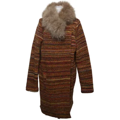 Coat (Multicolored) from Container Acrylic, Polyester, Wool