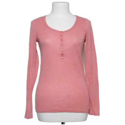 Henley shirt (Roze) van EDC by ESPRIT Katoen, Polyester