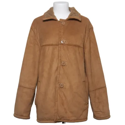 Veste en peau de mouton retournée (Marron) de Nexus Polyester