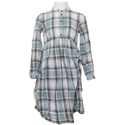 Robe chemise (Blanc, Bleu, Marron) de Benetton Class Coton