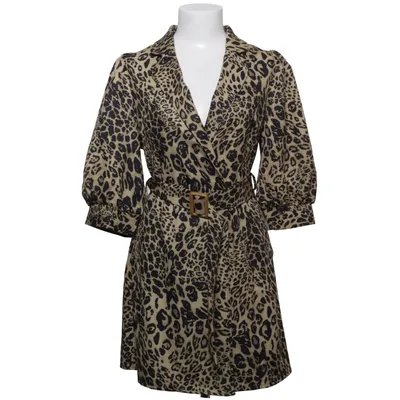 Omlottklänning (Beige, Svart) från Saint Genies Elastan, Polyester