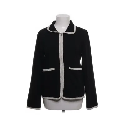 Cardigan (Sort, Hvid) fra Vero Moda Elastan, Genanvendt polyester