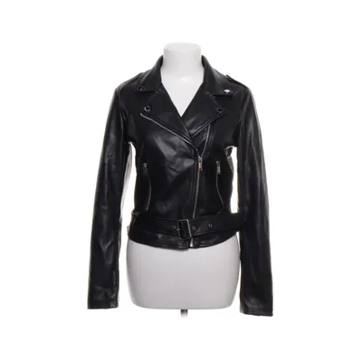 Bikerjack (Zwart) van NLY Trend Polyester, Polyurethaan