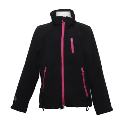 Softshelljacka (Svart, Rosa) från Stuf Elastan, Polyester