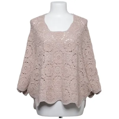 Pull-over (Poncho med sydda ärmar ) de Mille K Acrylique, Laine