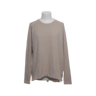T-shirt à manches longues (Beige) de Thunder Élasthane, Polyester, Viscose