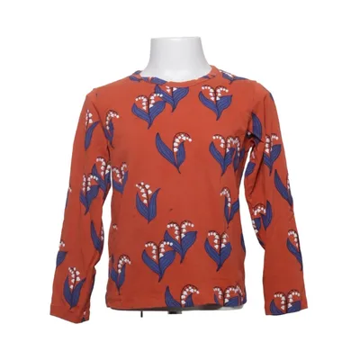 Långärmad t-shirt (Orange, Flerfärgad) från Mini Rodini Elastan, Lyocell