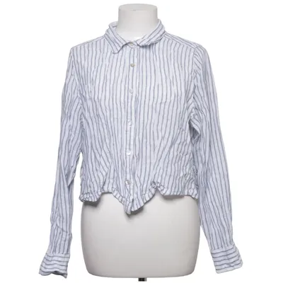 Shirt (Blue, White) from Christian Siriano