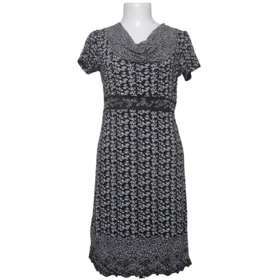 Robe (Noir, Blanc) de Heine Élasthane, Polyester, Viscose