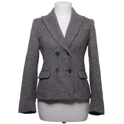 Blazer (Gris) de Talbots Acrylique, Coton, Élasthane, Polyamide, Polyester, Laine