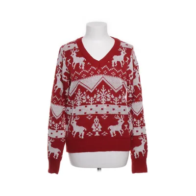 Julesweater (Rød, Hvid) fra Shein Akryl