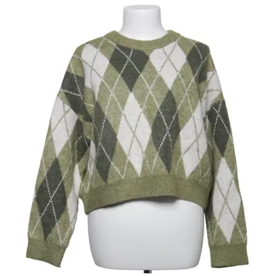 Trui (Groen, Wit) van Stradivarius Acryl, Elastaan, Polyester, Wol