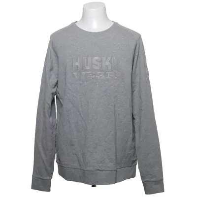 Collegetröja (Grå) från Huski Wear Bomull, Elastan