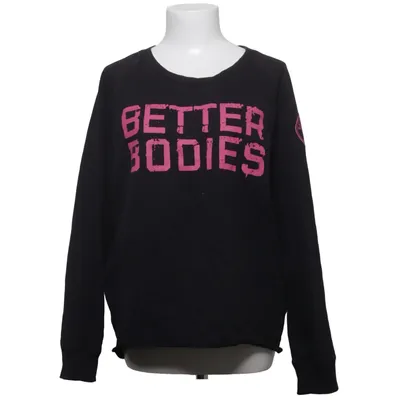 Collegetröja (Svart, Rosa) från Better Bodies Bomull, Polyester