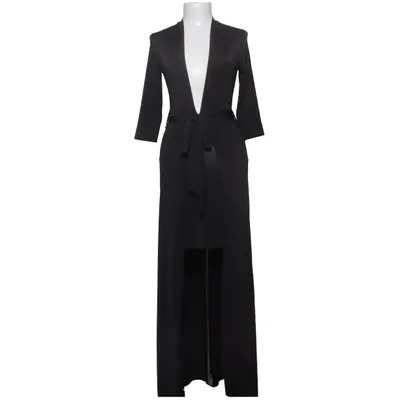 Robe portefeuille (Noir) de Boohoo Night Élasthane, Polyester