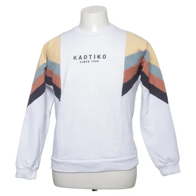 Sweatshirt (Hvid, Flerfarvet) fra Kaotiko Bomuld, Polyester