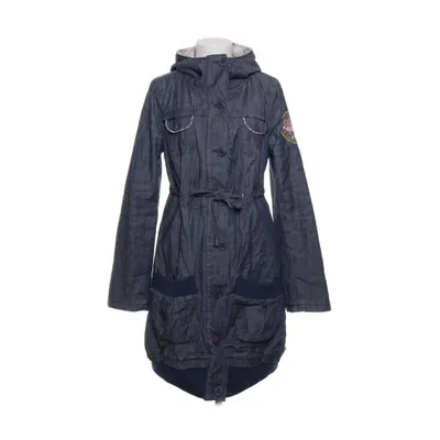 Winterjas (Blauw) van Blutsgeschwister Katoen, Elastaan, Polyester