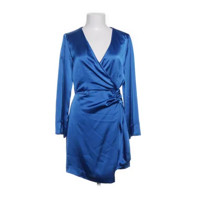 Robe portefeuille (Bleu) de Zara Élasthane, Polyester