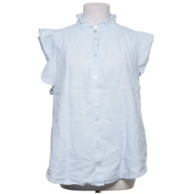 Top (Blue) from H&M Premium Quality Linen, Cotton
