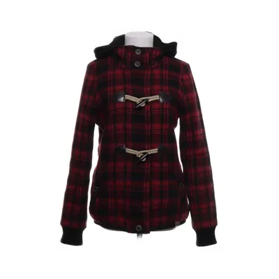 Duffle coat (Rouge, Noir) de Playlife Nylon, Laine