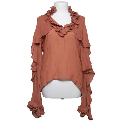 Blouse (Brown) from Luzabelle Polyester