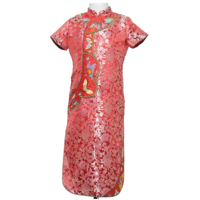 Cheongsam (Red, Multicolored)
