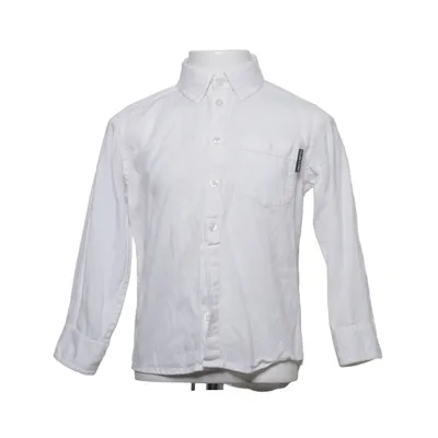 Chemise (Blanc) de Polarn O. Pyret Coton, Lin