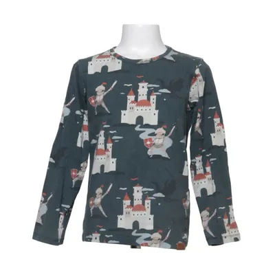 Long sleeve T-shirt (Green, Multicolored) from Walkiddy Elastane, Organic cotton