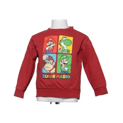 Collegetröja (Röd, Flerfärgad) från Super Mario Bomull
