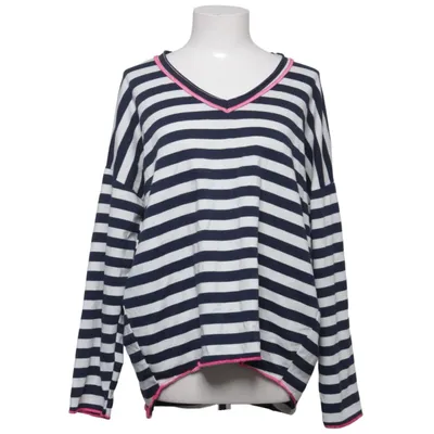 Sweatshirt (Blå, Hvid, Pink) fra Zwillingsherz Bomuld, Polyester