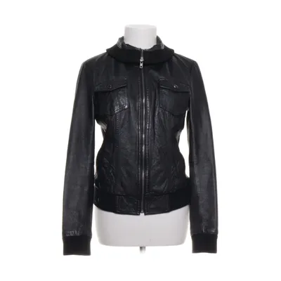 Läderjacka (Svart) från ONLY Edge Collection Skinn, Polyester