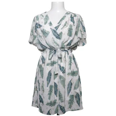 Robe portefeuille (Blanc, Vert, Multicolore) de Papillonne